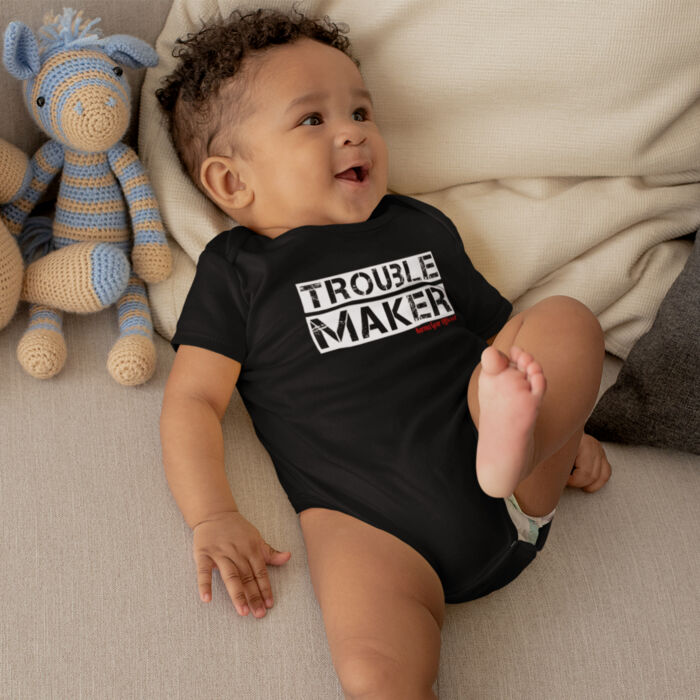 Trouble Maker Baby Onesie Thumbnail